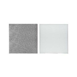 Foam Board 40mm - Silver Scrim / Bleached Muslin - 100 x 100 cm