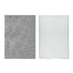 Foam Board 40mm - Soft Silver/White - 50 x 70 cm