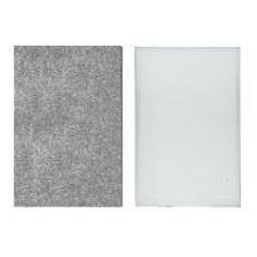 Foam Board 40mm - Soft Silver/White - 30 x 50 cm