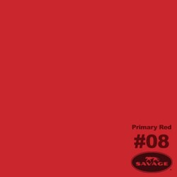 Backdrop 2.75m - SAV08 primary red - Full Roll