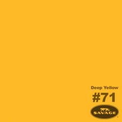Backdrop 2.75m - SAV71 deep yellow - Full Roll