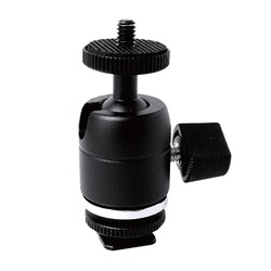 Mini Ball Head With Hot Shoe Adapter - KS-CB03