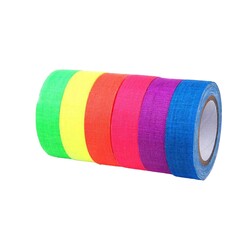 Neon Gaffer Tape Mini - 10mm x 5m, set of 6