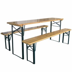 Folding Beer Table incl. 2 Benches